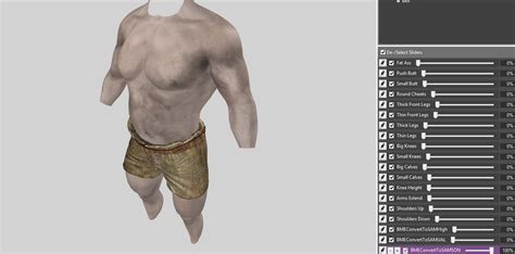 skyrim se high poly body.